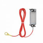 Připojovací červený kabel na pásku elektrického ohradníku - 130 cm